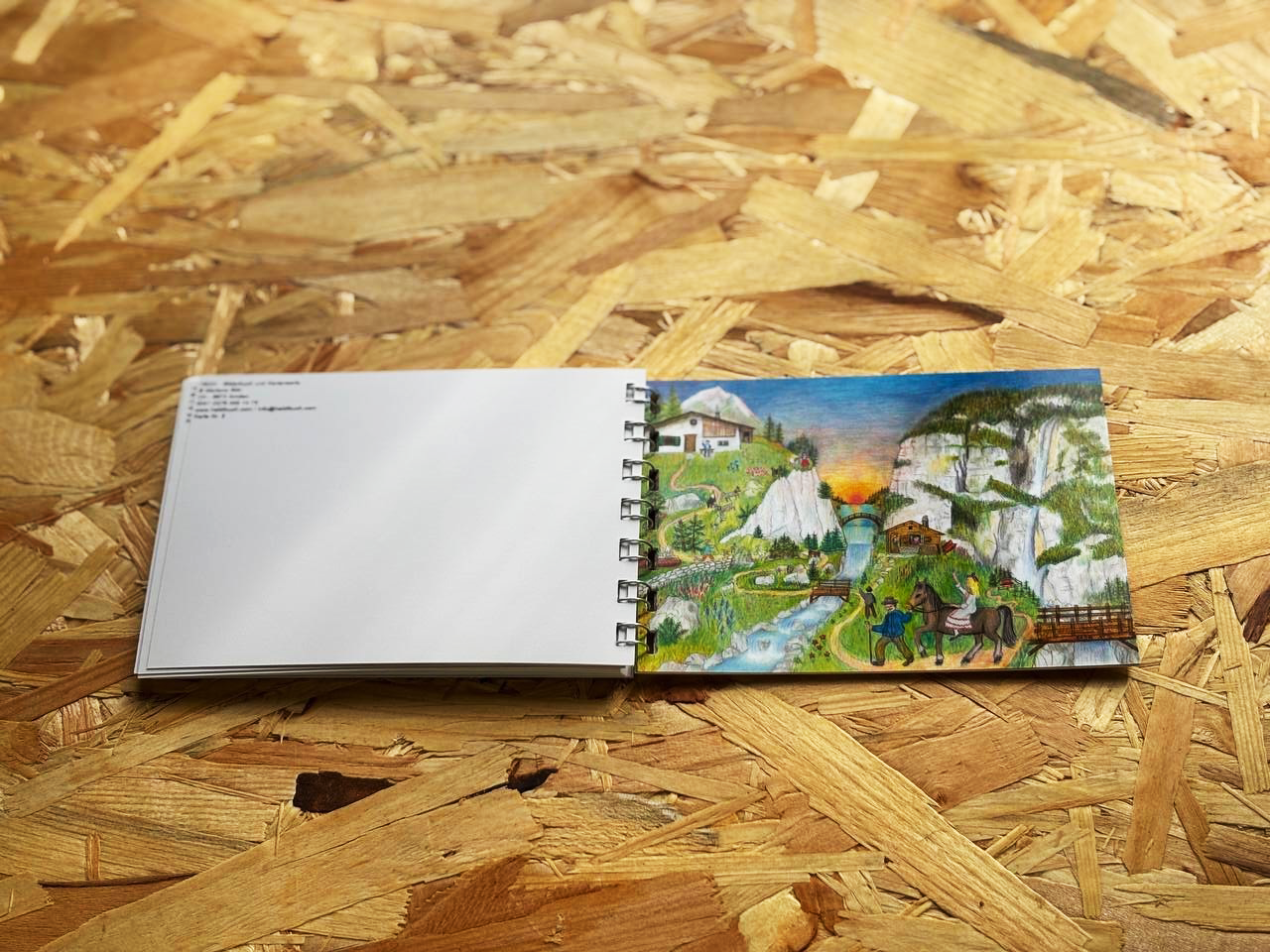 Heidi ring binder A6 - 25 illustrations from volumes 1-5