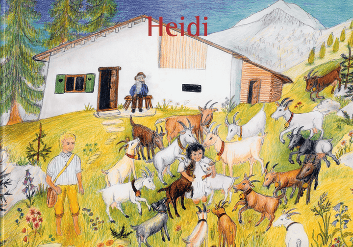 Heidi books & illustrations - The original story retold – Heidi Bilderbuch