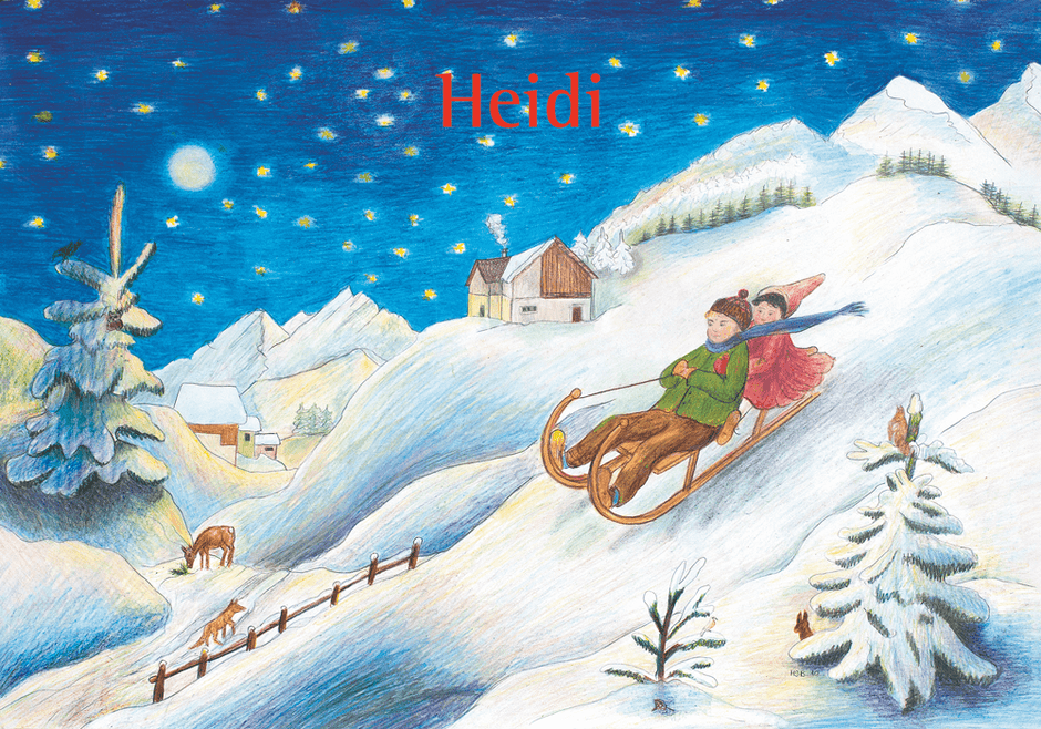 Heidi books & illustrations - The original story retold – Heidi Bilderbuch