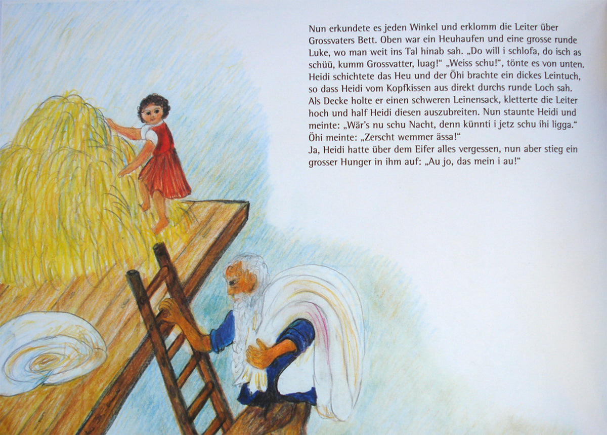 Heidi books & illustrations - The original story retold – Heidi Bilderbuch