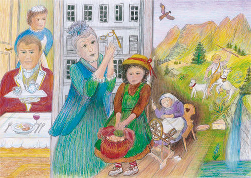 Heidi Ansichtskarte Nr. 16