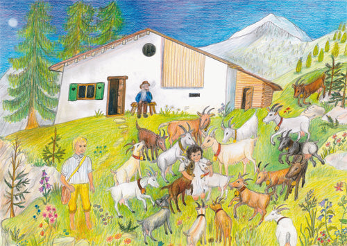 Heidi Ansichtskarte Nr. 3