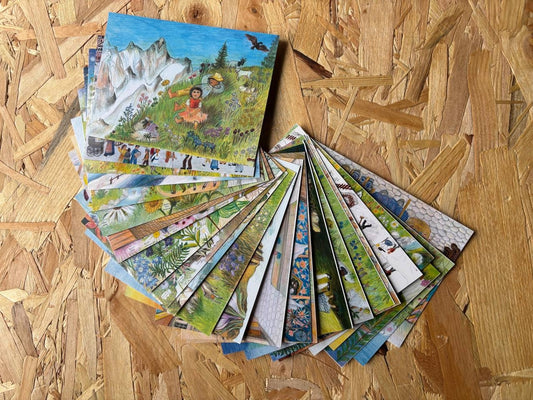 Heidi postcard set - 25 motifs from the Heidi picture book series